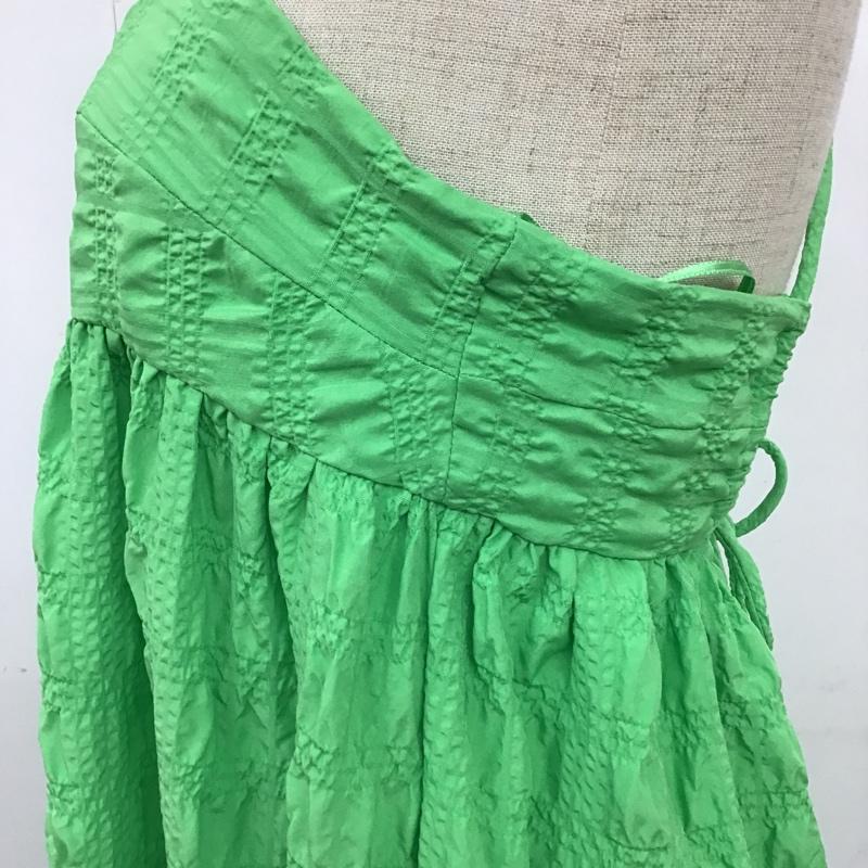 ザラ ZARA ワンピース ロングスカート S 無地 緑 / グリーン /  レディース USED 古着 中古 10104267