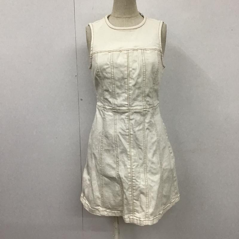 ザラ ZARA ワンピース ミニスカート XS 無地 白 / ホワイト /  レディース USED 古着 中古 10104269