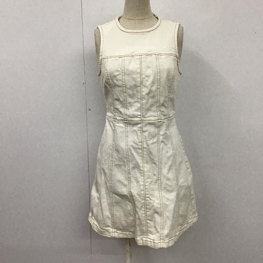 ザラ ZARA ワンピース ミニスカート XS 無地 白 / ホワイト /  レディース USED 古着 中古 10104269