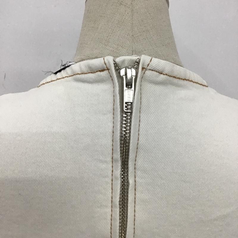 ザラ ZARA ワンピース ミニスカート XS 無地 白 / ホワイト /  レディース USED 古着 中古 10104269