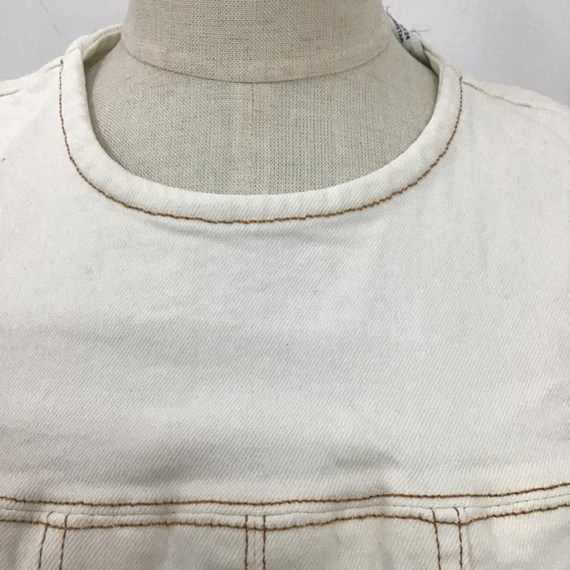 ザラ ZARA ワンピース ミニスカート XS 無地 白 / ホワイト /  レディース USED 古着 中古 10104269