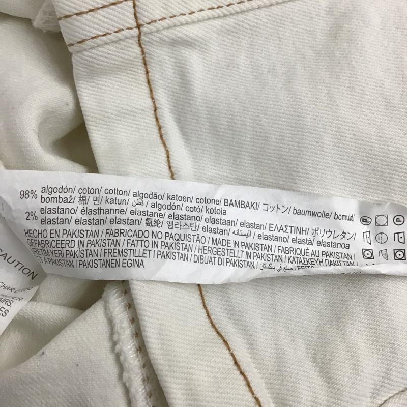 ザラ ZARA ワンピース ミニスカート XS 無地 白 / ホワイト /  レディース USED 古着 中古 10104269