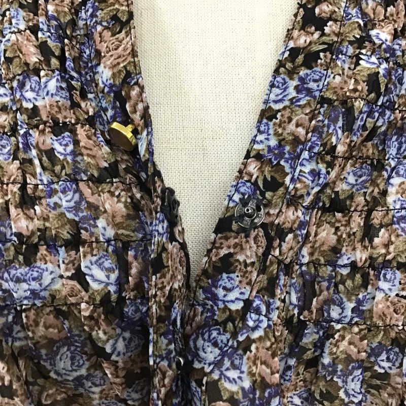 マウジー MOUSSY シャツ、ブラウス 長袖 0109AB30-6960 スモック ブラウス FREE 総柄 マルチカラー / マルチカラー /  レディース USED 古着 中古 10104272