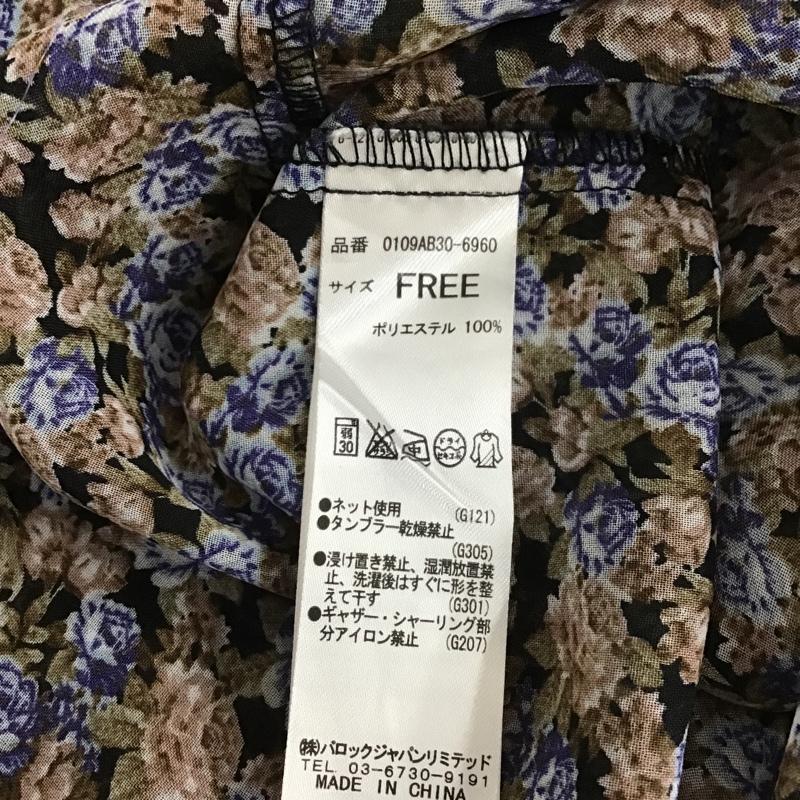 マウジー MOUSSY シャツ、ブラウス 長袖 0109AB30-6960 スモック ブラウス FREE 総柄 マルチカラー / マルチカラー /  レディース USED 古着 中古 10104272