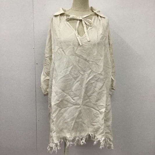 ジーナシス JEANASIS シャツ、ブラウス 七分袖 JS063759CF FREE 無地 黒 / ブラック /  レディース USED 古着 中古 10104277