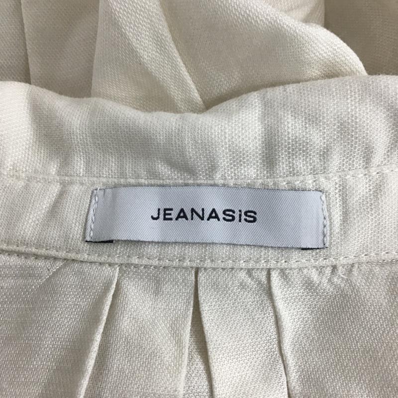 ジーナシス JEANASIS シャツ、ブラウス 七分袖 JS063759CF FREE 無地 黒 / ブラック /  レディース USED 古着 中古 10104277