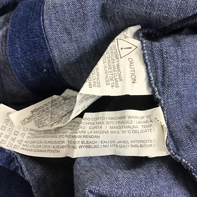 ザラ ZARA シャツ、ブラウス 長袖 デニムシャツ L 無地 インディゴ / インディゴ /  レディース USED 古着 中古 10104282