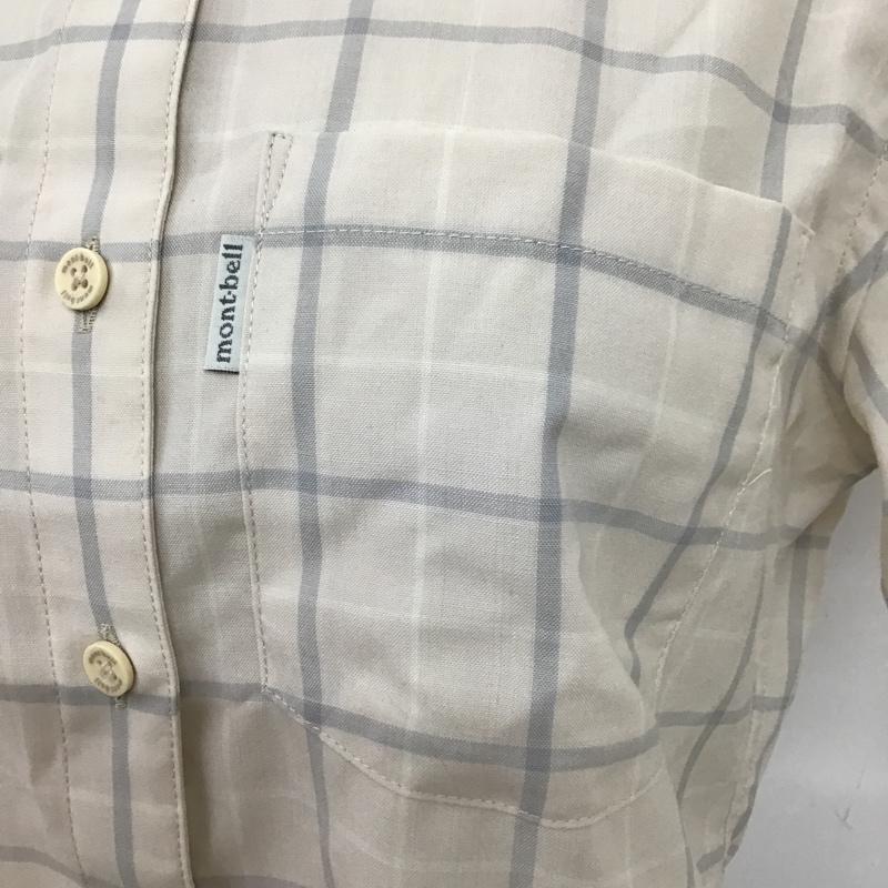 モンベル mont-bell シャツ、ブラウス 半袖 S チェック マルチカラー / マルチカラー /  レディース USED 古着 中古 10104288