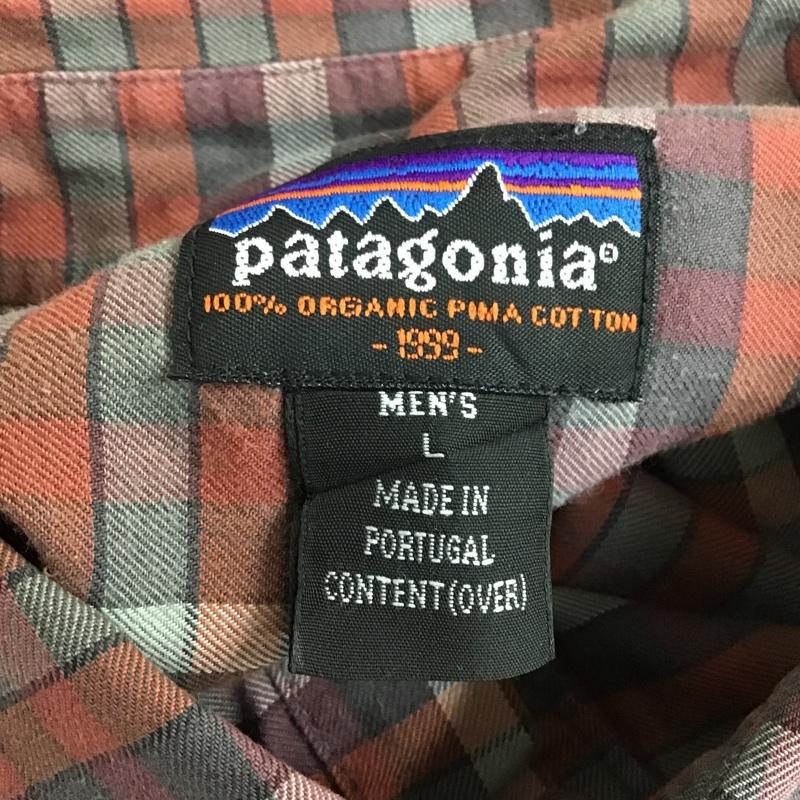 パタゴニア patagonia シャツ、ブラウス 長袖 チェックシャツ 90s ポルトガル製 L チェック マルチカラー / マルチカラー /  メンズ USED 古着 中古 10104290