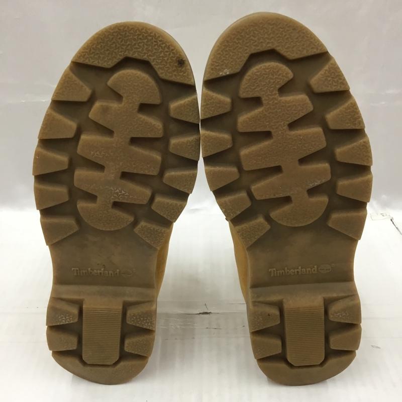 ティンバーランド Timberland ブーツ ショートブーツ 10066 6インチベーシックブーツ 27.5cm レースアップ 27.5cm ワンポイント キャメル / キャメル /  メンズ USED 古着 中古 10104291