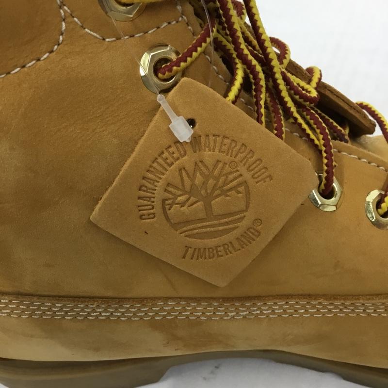 ティンバーランド Timberland ブーツ ショートブーツ 10066 6インチベーシックブーツ 27.5cm レースアップ 27.5cm ワンポイント キャメル / キャメル /  メンズ USED 古着 中古 10104291