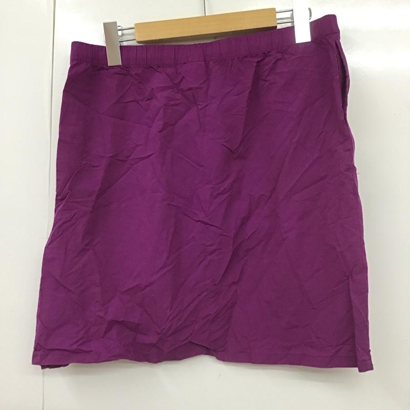 ザノースフェイス THE NORTH FACE スカート ミニスカート L 無地 紫 / パープル /  レディース USED 古着 中古 10104295