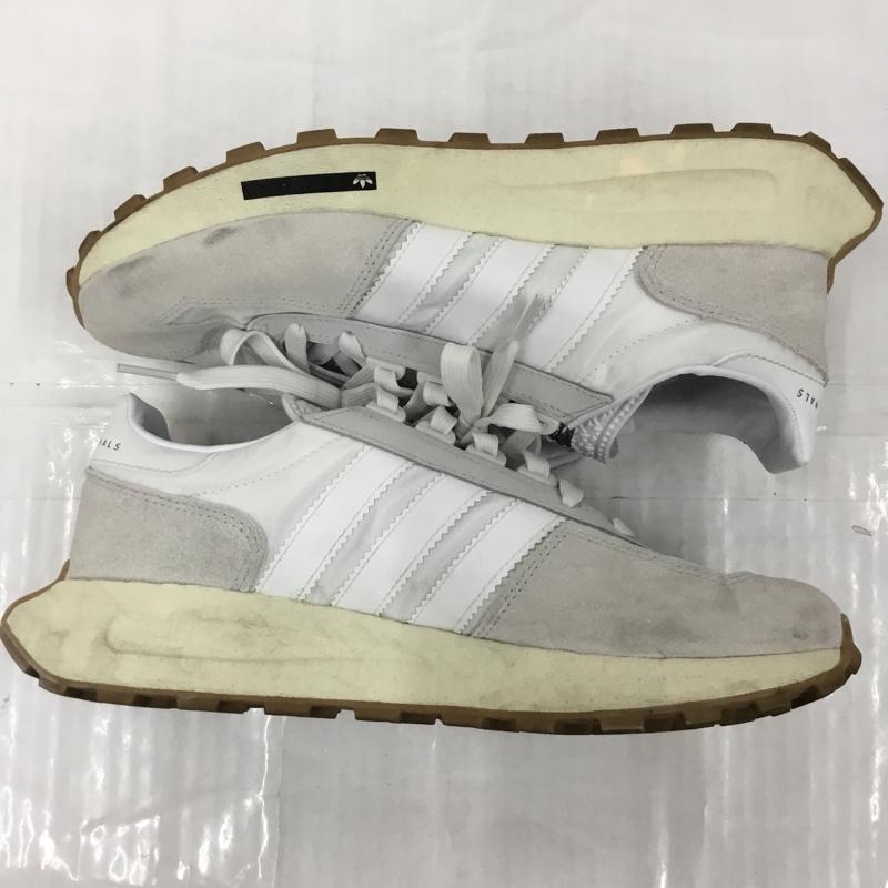 アディダス adidas スニーカー スニーカー H03075 RETROPY E5 26.5cm 26.5cm ロゴ、文字 白 / ホワイト / X 灰 / グレー /  メンズ USED 古着 中古 10104296