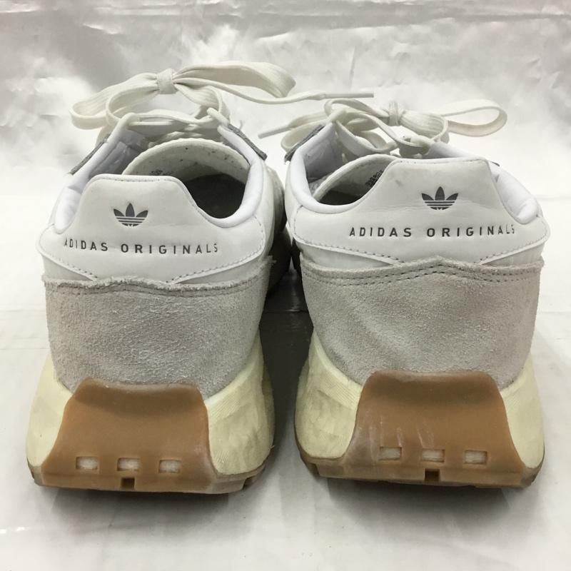 アディダス adidas スニーカー スニーカー H03075 RETROPY E5 26.5cm 26.5cm ロゴ、文字 白 / ホワイト / X 灰 / グレー /  メンズ USED 古着 中古 10104296