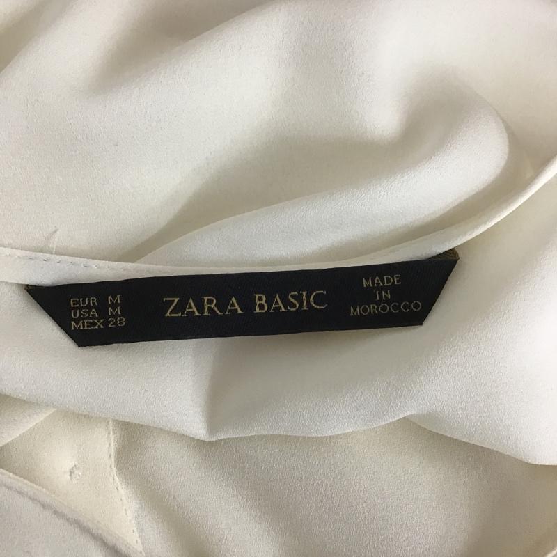 ザラベーシック ZARA BASIC シャツ、ブラウス 長袖 M 無地 オフホワイト / オフホワイト /  レディース USED 古着 中古 10104297