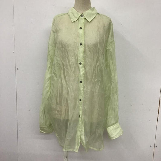 ジーナシス JEANASIS シャツ、ブラウス 長袖 シアーシャツ FREE 無地 マルチカラー / マルチカラー /  レディース USED 古着 中古 10104298