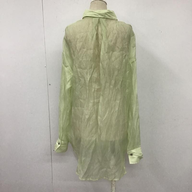 ジーナシス JEANASIS シャツ、ブラウス 長袖 シアーシャツ FREE 無地 マルチカラー / マルチカラー /  レディース USED 古着 中古 10104298