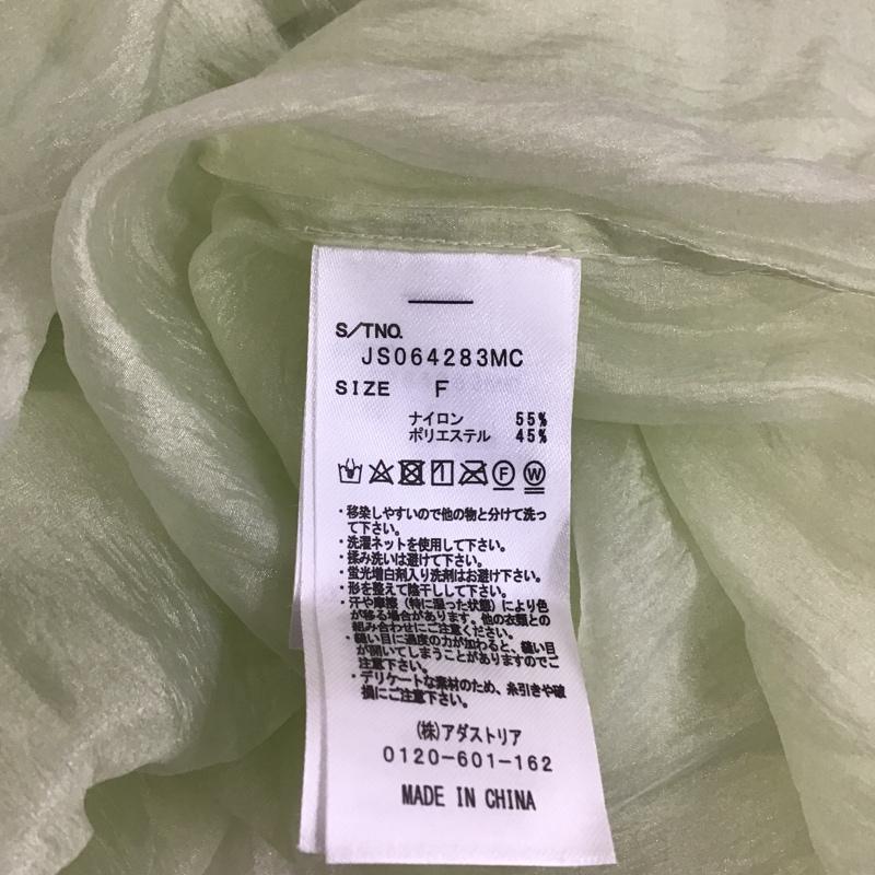 ジーナシス JEANASIS シャツ、ブラウス 長袖 シアーシャツ FREE 無地 マルチカラー / マルチカラー /  レディース USED 古着 中古 10104298