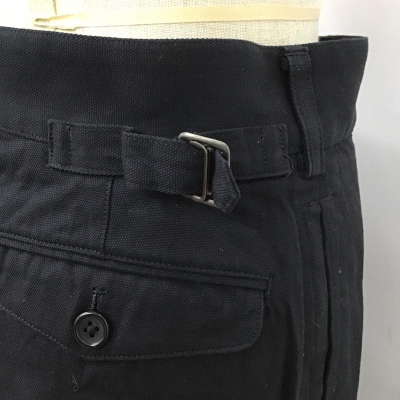 マーガレットハウエル MARGARET HOWELL パンツ スラックス 1 無地 黒 / ブラック /  レディース USED 古着 中古 10104306