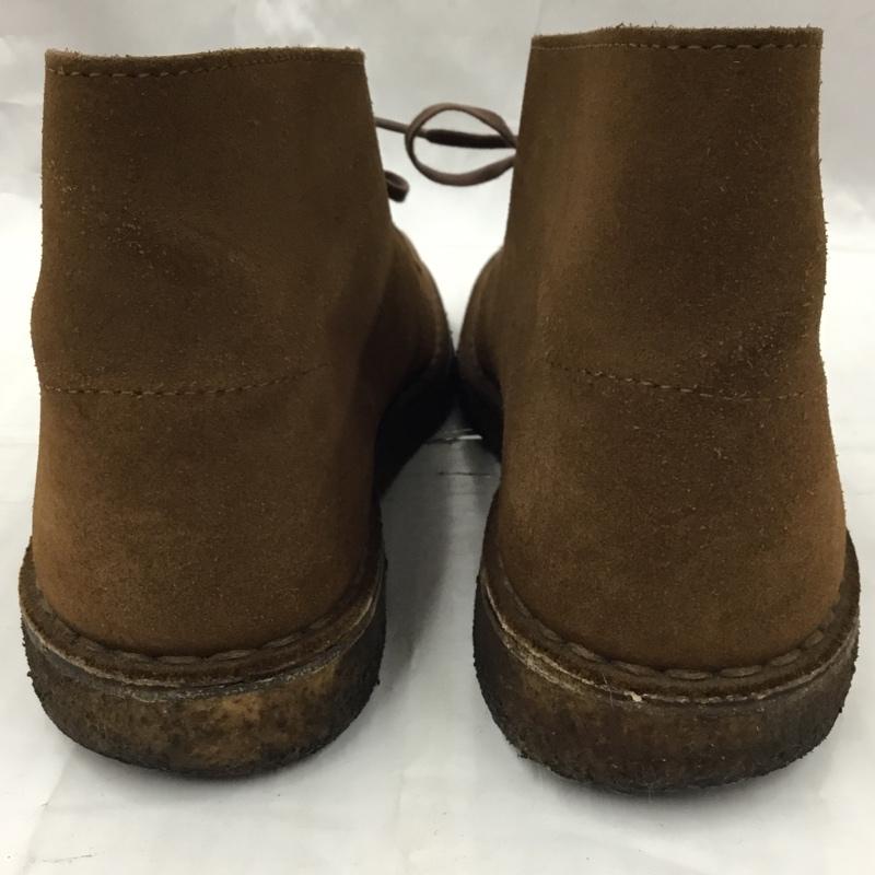 クラークス Clarks ブーツ ショートブーツ デザートブーツ スエード 無地 茶 / ブラウン /  メンズ USED 古着 中古 10104310