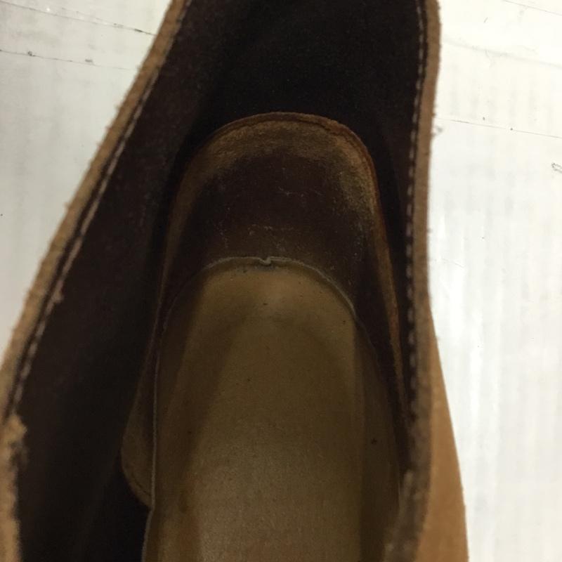 クラークス Clarks ブーツ ショートブーツ デザートブーツ スエード 無地 茶 / ブラウン /  メンズ USED 古着 中古 10104310