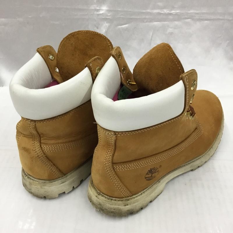 ティンバーランド Timberland ブーツ ショートブーツ 8249R TOMMY 6インチブーツ 10W ロゴ、文字 キャメル / キャメル /  メンズ USED 古着 中古 10104312