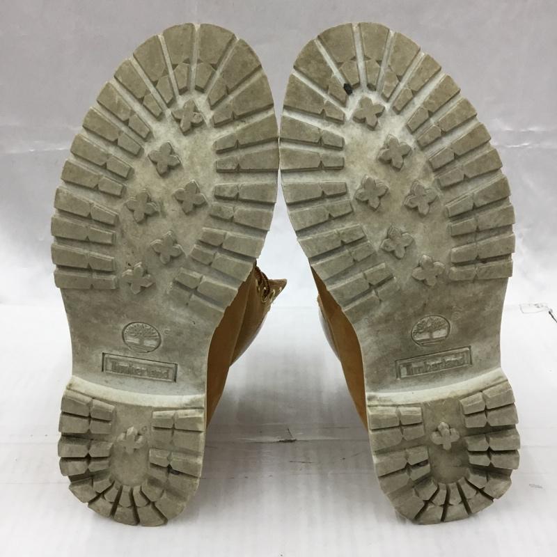 ティンバーランド Timberland ブーツ ショートブーツ 8249R TOMMY 6インチブーツ 10W ロゴ、文字 キャメル / キャメル /  メンズ USED 古着 中古 10104312