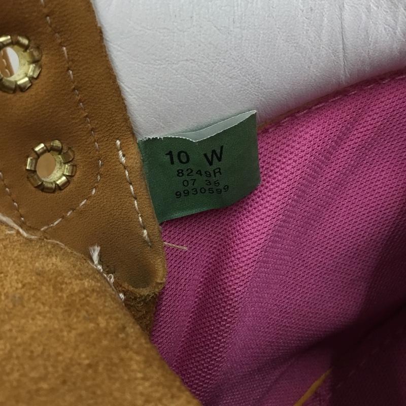 ティンバーランド Timberland ブーツ ショートブーツ 8249R TOMMY 6インチブーツ 10W ロゴ、文字 キャメル / キャメル /  メンズ USED 古着 中古 10104312