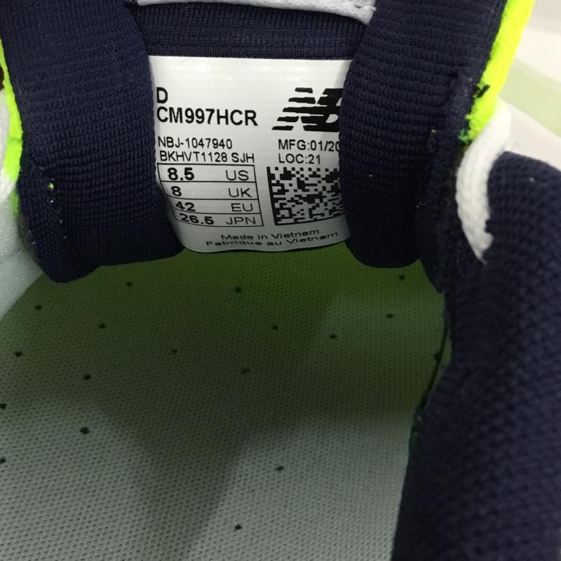 ニューバランス New Balance スニーカー スニーカー CM997HCR 26.5cm 26.5cm ロゴ、文字 白 / ホワイト / X 茶 / ブラウン / X 紺 / ネイビー / X 黄 / イエロー /  メンズ USED 古着 中古 10104315