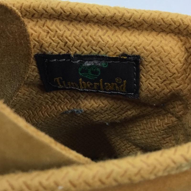 ティンバーランド Timberland ブーツ ショートブーツ 10066 6インチベーシックブーツ 9W レースアップ ワンポイント キャメル / キャメル /  メンズ USED 古着 中古 10104322