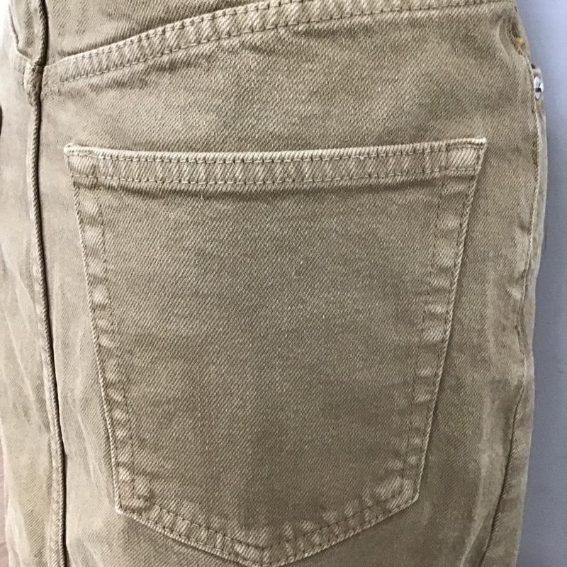 ザラ ZARA スカート ひざ丈スカート タイトスカート XS 無地 茶 / ブラウン /  レディース USED 古着 中古 10104332