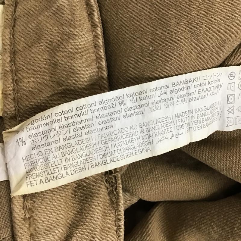 ザラ ZARA スカート ひざ丈スカート タイトスカート XS 無地 茶 / ブラウン /  レディース USED 古着 中古 10104332