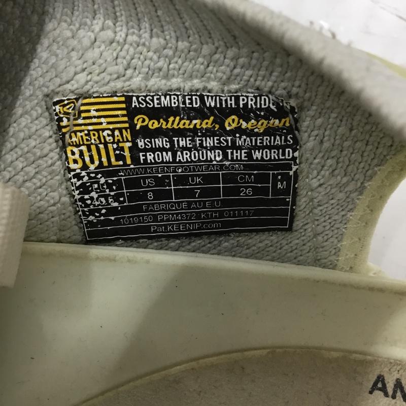 キーン KEEN サンダル サンダル 1019150 26cm 26.0cm ロゴ、文字 白 / ホワイト /  メンズ USED 古着 中古 10104333