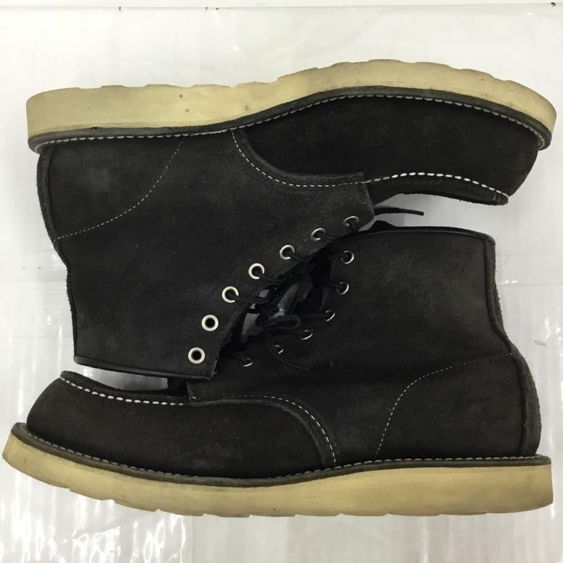 レッドウィング RED WING ブーツ ショートブーツ 8874 6インチ クラシックモック 28cm 28.0cm 無地 黒 / ブラック /  メンズ USED 古着 中古 10104349