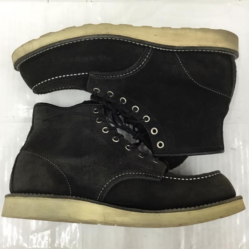 レッドウィング RED WING ブーツ ショートブーツ 8874 6インチ クラシックモック 28cm 28.0cm 無地 黒 / ブラック /  メンズ USED 古着 中古 10104349
