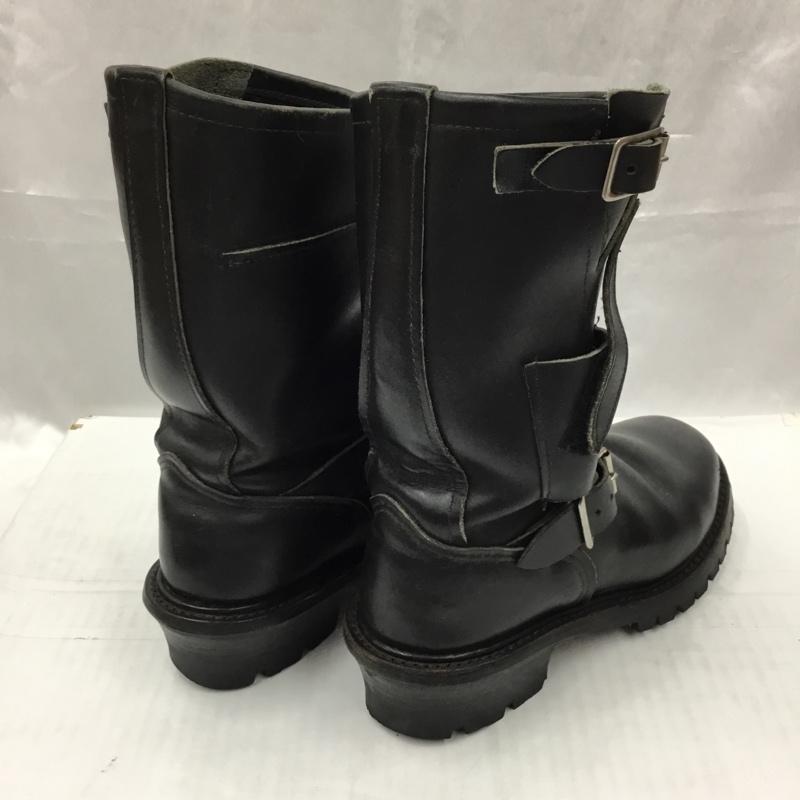 レッドウィング RED WING ブーツ エンジニアブーツ レザー ANSIZ41PT91 6 1/2D 無地 黒 / ブラック /  メンズ USED 古着 中古 10104350