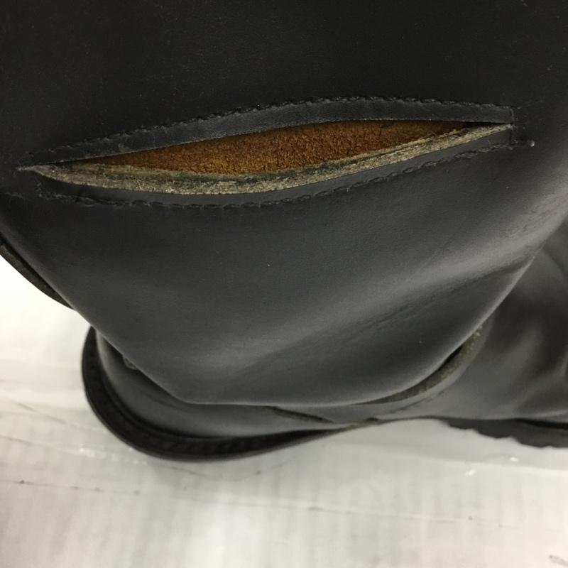 レッドウィング RED WING ブーツ エンジニアブーツ レザー ANSIZ41PT91 6 1/2D 無地 黒 / ブラック /  メンズ USED 古着 中古 10104350