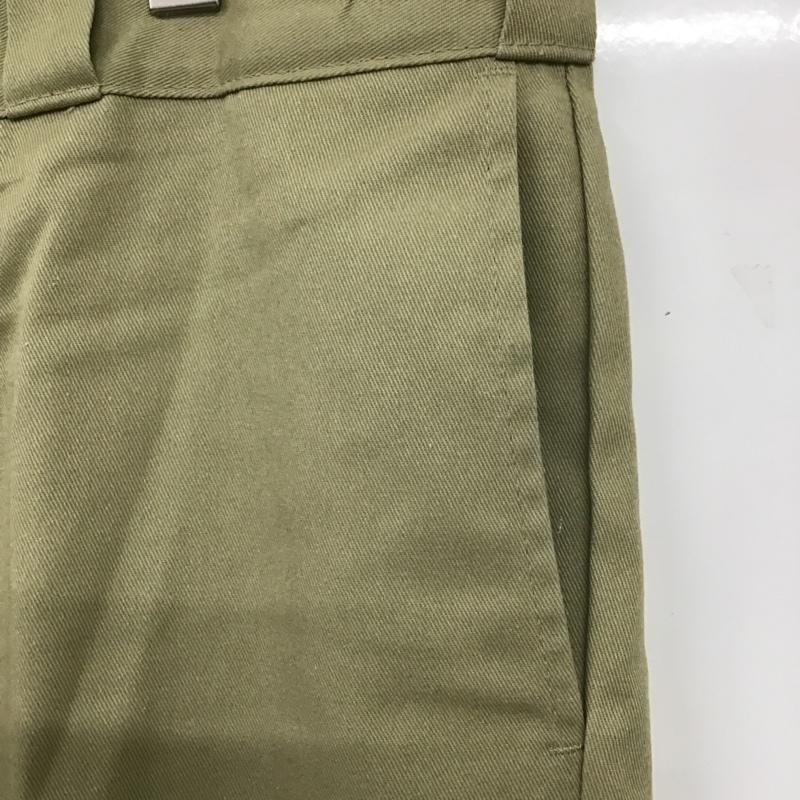 ディッキーズ Dickies パンツ ワークパンツ、ペインターパンツ ワークパンツ カジュアルパンツ ワイドパンツ ストレートパンツ センタータックパンツ 40 無地 ベージュ / ベージュ /  メンズ USED 古着 中古 10104352