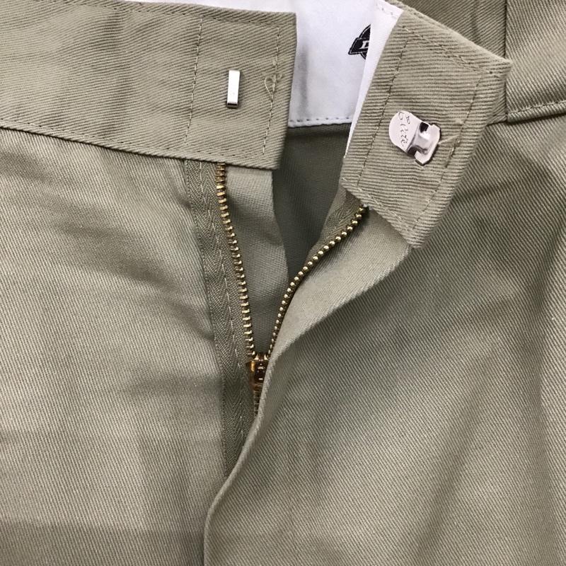 ディッキーズ Dickies パンツ ワークパンツ、ペインターパンツ ワークパンツ カジュアルパンツ ワイドパンツ ストレートパンツ センタータックパンツ 40 無地 ベージュ / ベージュ /  メンズ USED 古着 中古 10104352