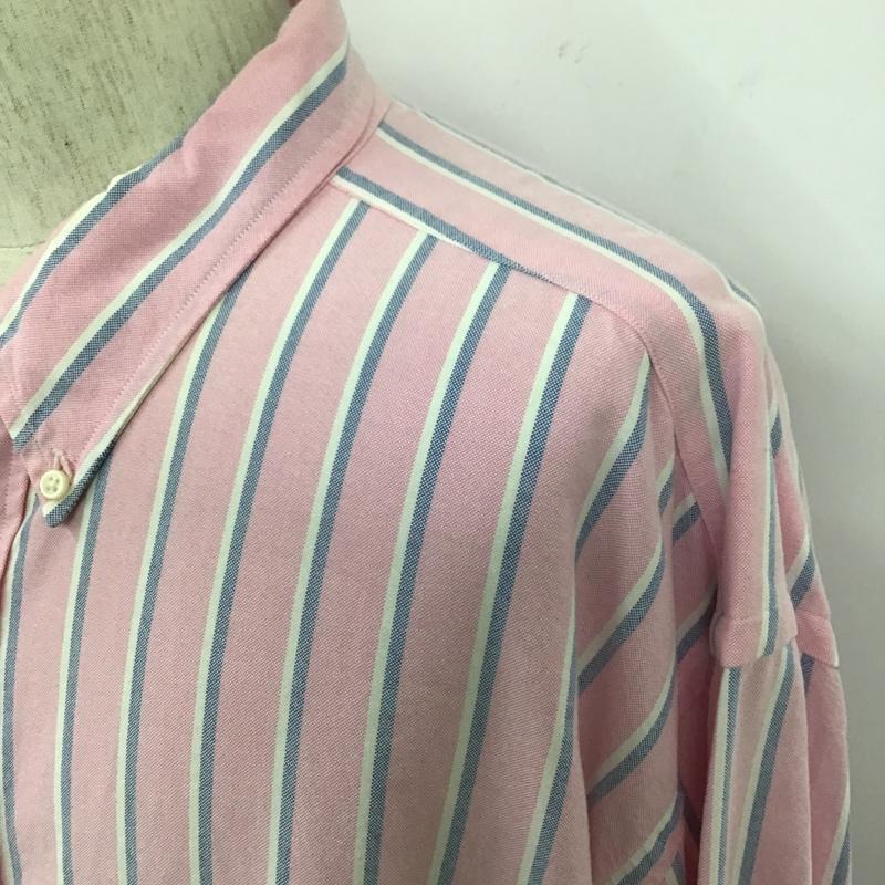 ラルフローレン RALPHLAUREN シャツ、ブラウス 長袖 長袖シャツ ストライプシャツ カジュアルシャツ ボタンダウンシャツ ストライプ 白 / ホワイト / X 青 / ブルー / X 桃 / ピンク /  メンズ USED 古着 中古 10104354