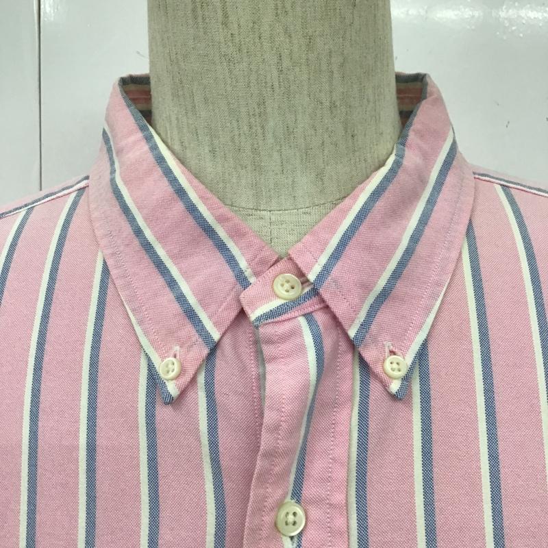 ラルフローレン RALPHLAUREN シャツ、ブラウス 長袖 長袖シャツ ストライプシャツ カジュアルシャツ ボタンダウンシャツ ストライプ 白 / ホワイト / X 青 / ブルー / X 桃 / ピンク /  メンズ USED 古着 中古 10104354