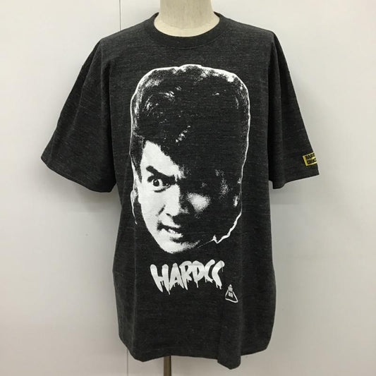 ハードコアチョコレート HARDCORE CHOCOLATE Tシャツ 半袖 半袖カットソー プリントTシャツ クルーネックカットソー XXL プリント 灰 / グレー /  メンズ USED 古着 中古 10104355