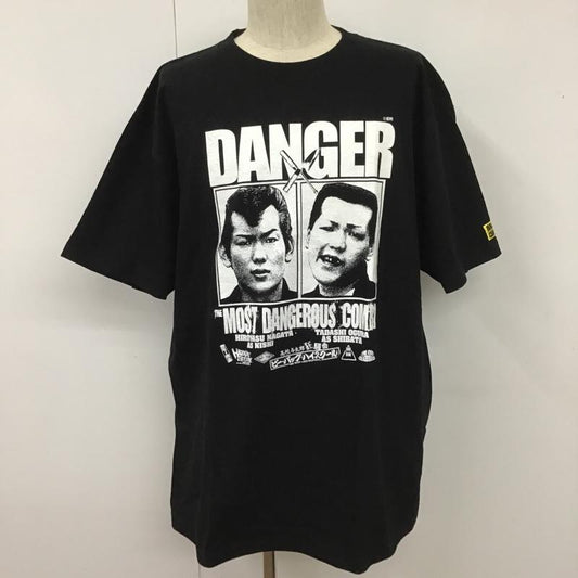 ハードコアチョコレート HARDCORE CHOCOLATE Tシャツ 半袖 半袖カットソー プリントTシャツ クルーネックカットソー XXL プリント 黒 / ブラック /  メンズ USED 古着 中古 10104356