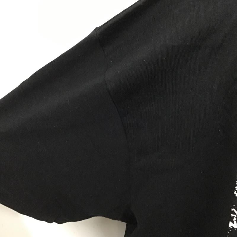 古着 USED Tシャツ 半袖 半袖カットソー プリントTシャツ クルーネックカットソー XXL プリント 黒 / ブラック /  メンズ USED 古着 中古 10104357
