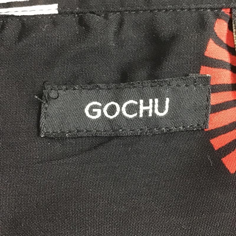 古着 USED シャツ、ブラウス 半袖 半袖シャツ カラーシャツ カジュアルシャツ 総柄 プリント 黒 / ブラック /  メンズ USED 古着 中古 10104358