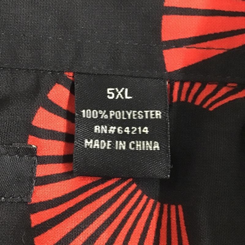 古着 USED シャツ、ブラウス 半袖 半袖シャツ カラーシャツ カジュアルシャツ 総柄 プリント 黒 / ブラック /  メンズ USED 古着 中古 10104358