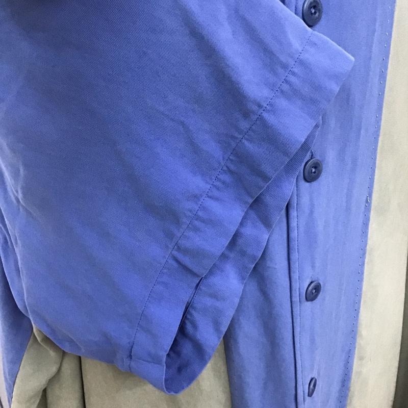 古着 USED シャツ、ブラウス 半袖 半袖シャツ カラーシャツ 古着 ヴィンテージ カジュアルシャツ 無地 灰 / グレー / X 水色 / ライトブルー /  メンズ USED 古着 中古 10104359