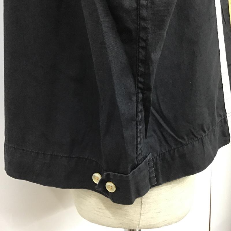 ヒルトン HILTON シャツ、ブラウス 半袖 半袖シャツ カラーシャツ カジュアルシャツ 古着 XXL ロゴ、文字 黒 / ブラック /  メンズ USED 古着 中古 10104362