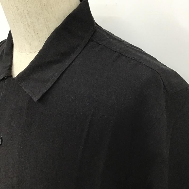 ハフ HUF シャツ、ブラウス 半袖 BU00155 半袖シャツ アロハシャツ 開襟シャツ リゾートシャツ M プリント 黒 / ブラック /  メンズ USED 古着 中古 10104370