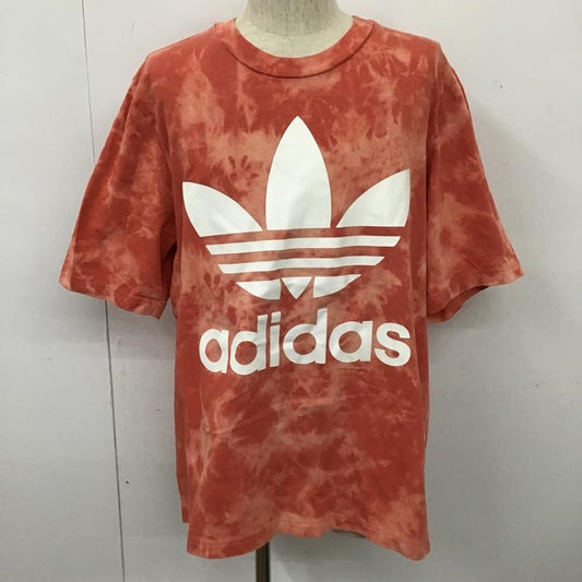 アディダスオリジナルス adidas originals Tシャツ 半袖 CW1333 半袖カットソー プリントTシャツ クルーネックカットソー L ロゴ、文字 赤 / レッド /  メンズ USED 古着 中古 10104371